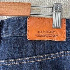 moussy  ハイウエストワイドデニム　26  ワンウォッシュの画像
