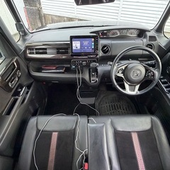 コートテクトフロントガラスに交換済み　CVTF交換！　OBD2診断済！　クレカ　QR 令和1年　N-BOXカスタム　G Lターボホンダセンシング　8インチナビ　検付きの画像
