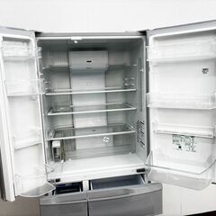 【トレファクマーケット千葉おゆみ野店】ご来店いただける方限定！ Panasonic (パナソニック) 6ドア冷蔵庫 65 ファン式 NR-FV45V3-H 2018年製 451L のご紹介です！の画像
