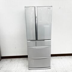 【トレファクマーケット千葉おゆみ野店】ご来店いただける方限定！ Panasonic (パナソニック) 6ドア冷蔵庫 65 ファン式 NR-FV45V3-H 2018年製 451L のご紹介です！の画像