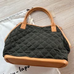 新品未使用　タグ付き　ラプラプ　ショルダーバッグ　ハンドバッグの画像