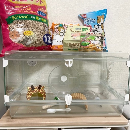 決定】ハムスター飼育セット ケージ 餌 床材 トイレ砂