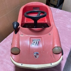中古品 足こぎカー ペダルカー 子供用おもちゃ ポルシェ 911 Porsche 昭和レトロ の画像