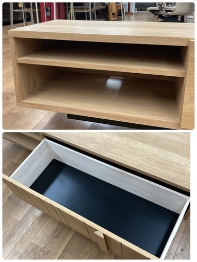 S730 ⭐ SAMOA サモア ローボード テレビボード 引き出し 収納 幅160cm USED 綺麗