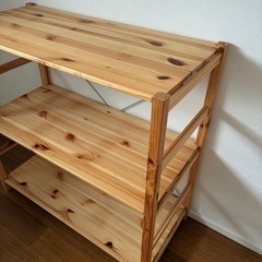 無印良品　パイン材ユニットシェルフ・小　の画像