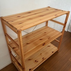 無印良品　パイン材ユニットシェルフ・小　の画像