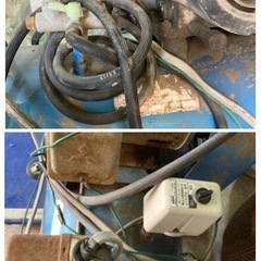 IWATA 岩田 エアーコンプレッサー SP-15PB 三相200V   [ 中古 ] ジャンクの画像