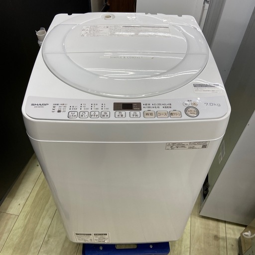 SHARP 7.0kg全自動洗濯機【リサイクルフカツ岡崎倉庫店】251005SM-11
