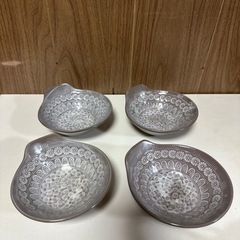 黒い土鍋 取り皿 薬味皿 穴あきおたま 鍋用セットの画像