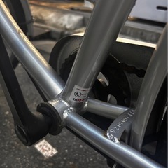 自転車　サントラスト　ギアなし　ママチャリ　シルバー　26インチの画像