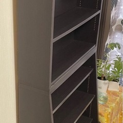 耐震　薄型本棚 の画像