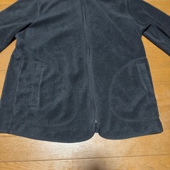 UNIQLO ユニクロ　フリースジャケット　ブラック　アウターの画像