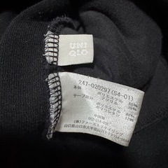 UNIQLO ユニクロ　フリースジャケット　ブラック　アウターの画像