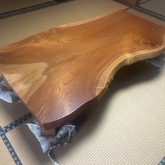 欅 ケヤキ 一枚板 ダイニングテーブル ローテーブル 無垢一枚板 テーブル 豪華テーブル ダイニング カウンター 座卓 天板 無垢材 1枚板 インテリア 家具 木製テーブの画像