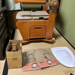 Panasonic可動式トイレ　新品の便座カバー2枚付きの画像