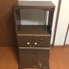 電子レンジ台【お譲りします】の画像