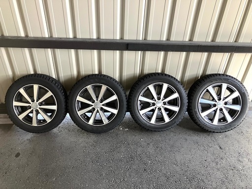 スパイクタイヤ4本セット　155/65R14 アルミホイール付き