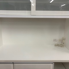ジモティー特別価格🉐 N1117★レンジボード★カップボード★食器棚★幅1,200mmの画像