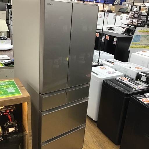 #J-20【ご来店頂ける方限定】HITACHIの6ドア冷凍冷蔵庫です