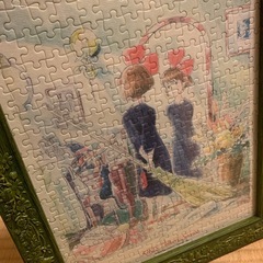 ジブリ　魔女の宅急便パズル完成品1989の画像