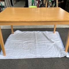 ニトリ ダイニングテーブル ビーク DT BEECH SP LBR W1200 D780 H700 2019年製 中古品 ④の画像