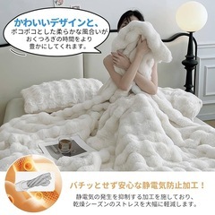 【新品未使用】ふわとろ 毛布 ブランケット とろとろケット ふわもこ毛布 ブランケット 柔らかの画像