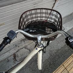 [BRIDGESTONE]  FRONTIA(フロンティア)24吋 電動アシスト自転車 B400リチウムオンバッテリー(クリームアイボリー)の画像