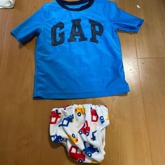 0歳から7歳くらいまでの男児水着セットの画像