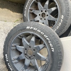 【FUEL OFF-ROAD】20inホイールタイヤ4本※配送可能の画像