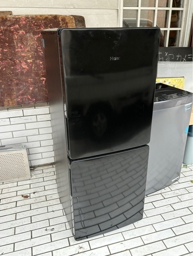 Haier ハイアール 2023年製 JR-NF148DK ノンフロン冷凍冷蔵庫 ブラック