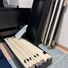 ローベッドとマットレスセットの画像