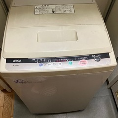 日立　洗濯機の画像