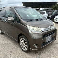 【支払総額16.8万円】ムーヴカスタム車検令和9年10月機関良好 ワンセグTV バックカメラ ちょうど良い12万キロ！の画像
