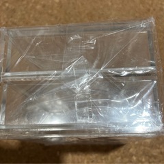 無印良品　重なるアクリルケース2段引出　小 
の画像