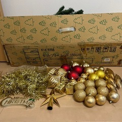 150cmクリスマスツリーの画像