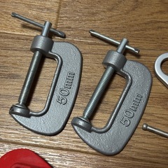 クランプ　フック6個まとめての画像