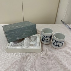 砥部焼　湯呑み　未使用の画像