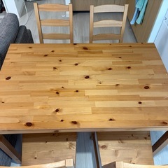 【受付終了しました！】IKEAダイニングテーブルセットの画像