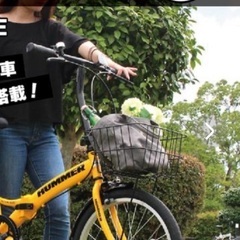 【美品】ほぼ新品　電動自転車　カゴ付　HAMMER ハマー　20インチの画像