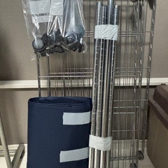 収納家具　ジッパーカバー付き　美品の画像