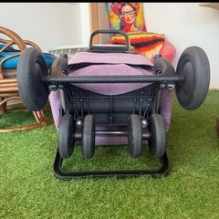 ROLSER ロルサー 折りたたみキャリーカート パープルの画像