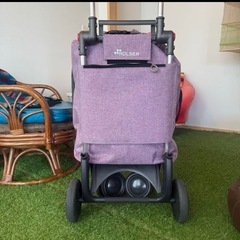 ROLSER ロルサー 折りたたみキャリーカート パープルの画像