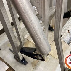 ハセガワ 折りたたみ式アルミ階段 親方 HH1-32 150kg 全長3.2m～4.2m HH1-32の画像