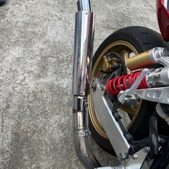 cb400sf.sbモリワキチタンマフラーの画像