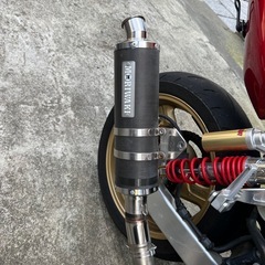 cb400sf.sbモリワキチタンマフラーの画像