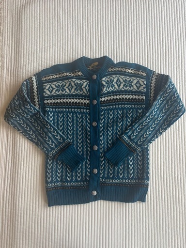 60~70’s Vintage l hook nordic knit cardigan