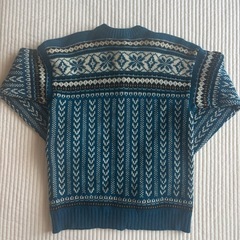 60~70’s Vintage Metal hook nordic knit cardiganの画像