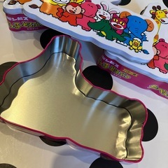 ギンビス　たべっ子どうぶつ　キャラクター缶　3個の画像