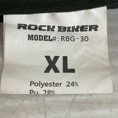 ROCK BIKER バイク用グローブ RBG-30 XL バイク用品 ライダー バイクグローブ 手袋 合皮レザー Y2781の画像