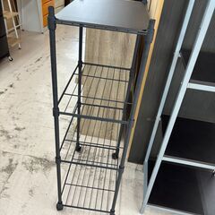 リユースのサカイ栃木店★ジモティ割あり★  スチールラック ブラック W43.5×D29×H97 クリーニング済み TC10953の画像